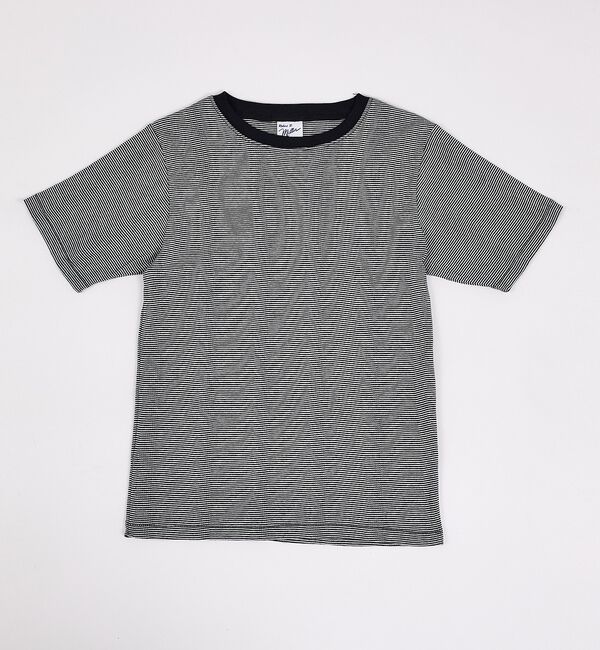 Rouge vif「【Robert P.Miller/ロバートピーミラー】パネルリブクルーネックTシ」|Tシャツ・カットソー|