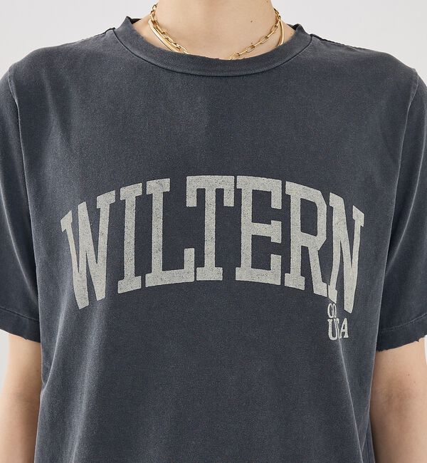 The Store by C' 「【REMI RELIEF】【別注】【WEB限定】WILTERNロゴTシャツ」|Tシャツ・カットソー|