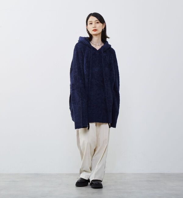 Soffitto「【Soffitto x KojiKojiコラボ】もこもこフーディ」|ニット・セーター|