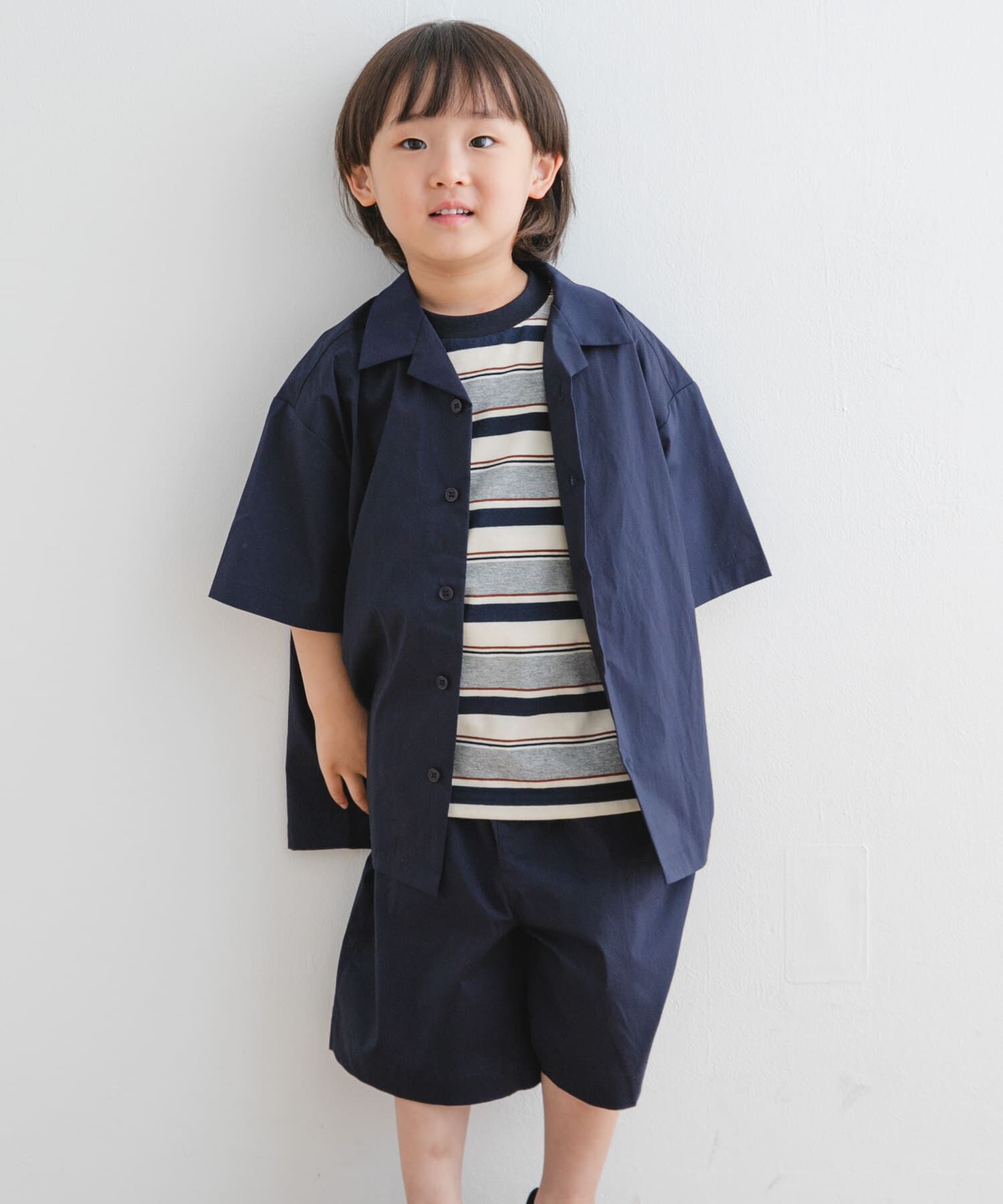 URBAN RESEARCH DOORS「『WEB/一部店舗限定サイズ』マルチボーダールーズTシャツ(KIDS)」|その他|