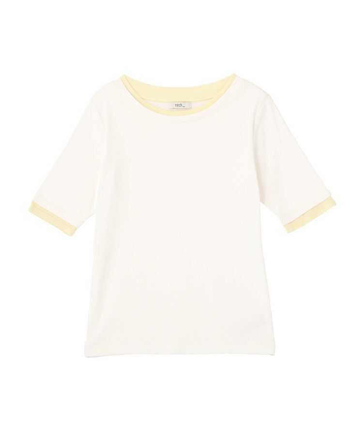 earth music&ecology「レイヤードライクバイカラープルオーバー」|Tシャツ・カットソー|