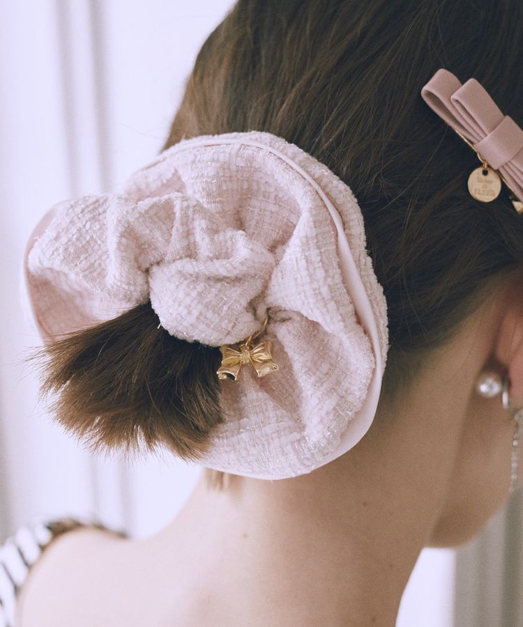 Maison de FLEUR「ツイードリボンシュシュ」|その他|