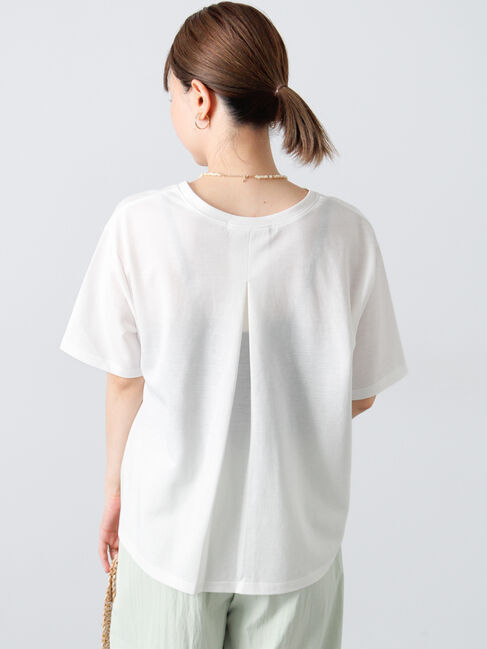Lugnoncure「プレーティングバックシャンTシャツ」|Tシャツ・カットソー|オフホワイト