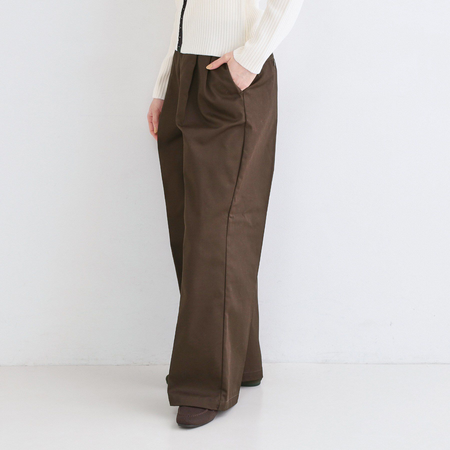OPAQUE.CLIP「【Dickies(R)&times;OPAQUE.CLIP】ツータックワイドパンツ」|その他|