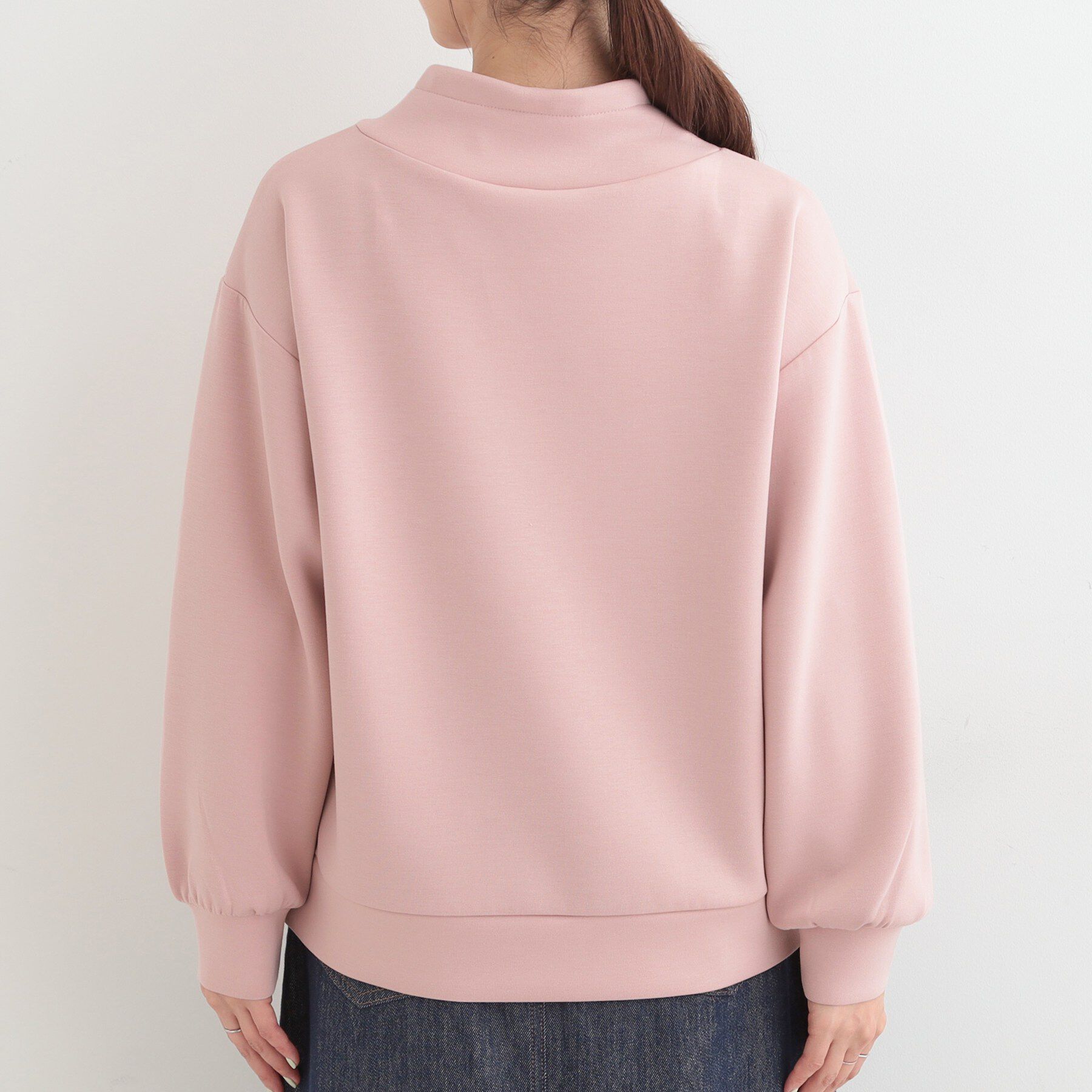 SHOO･LA･RUE「もちさらなめらかタッチ 大人が楽を叶える、パーカ風トップス」|Tシャツ・カットソー|