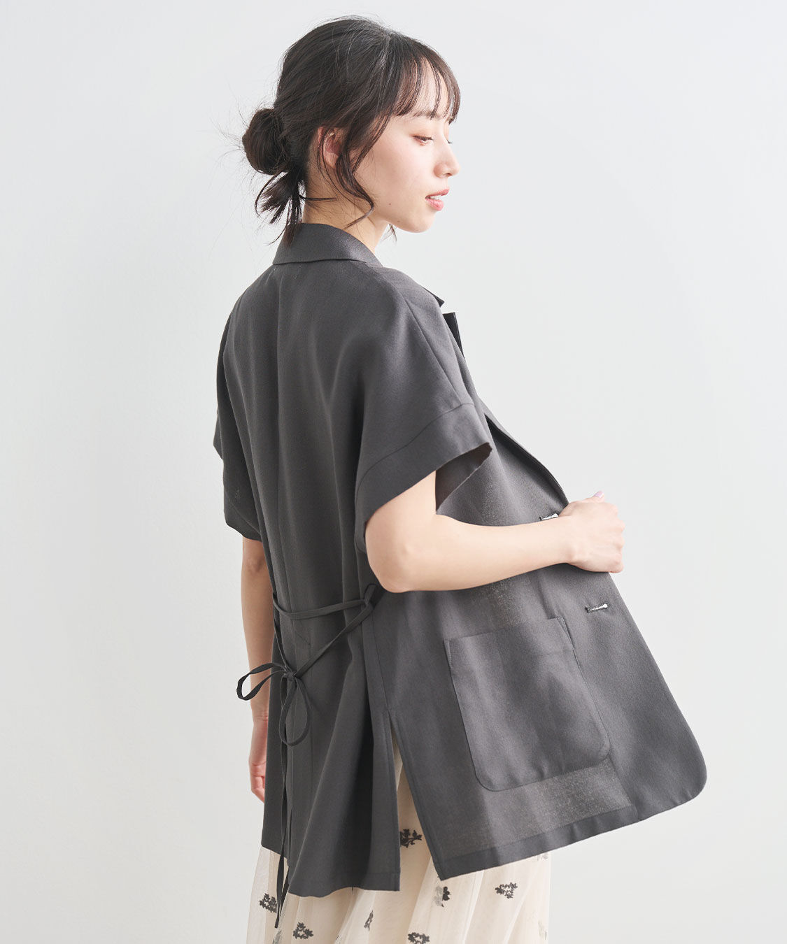 COCO DEAL「ハーフスリーブジレジャケット」|ベスト・ジレ|