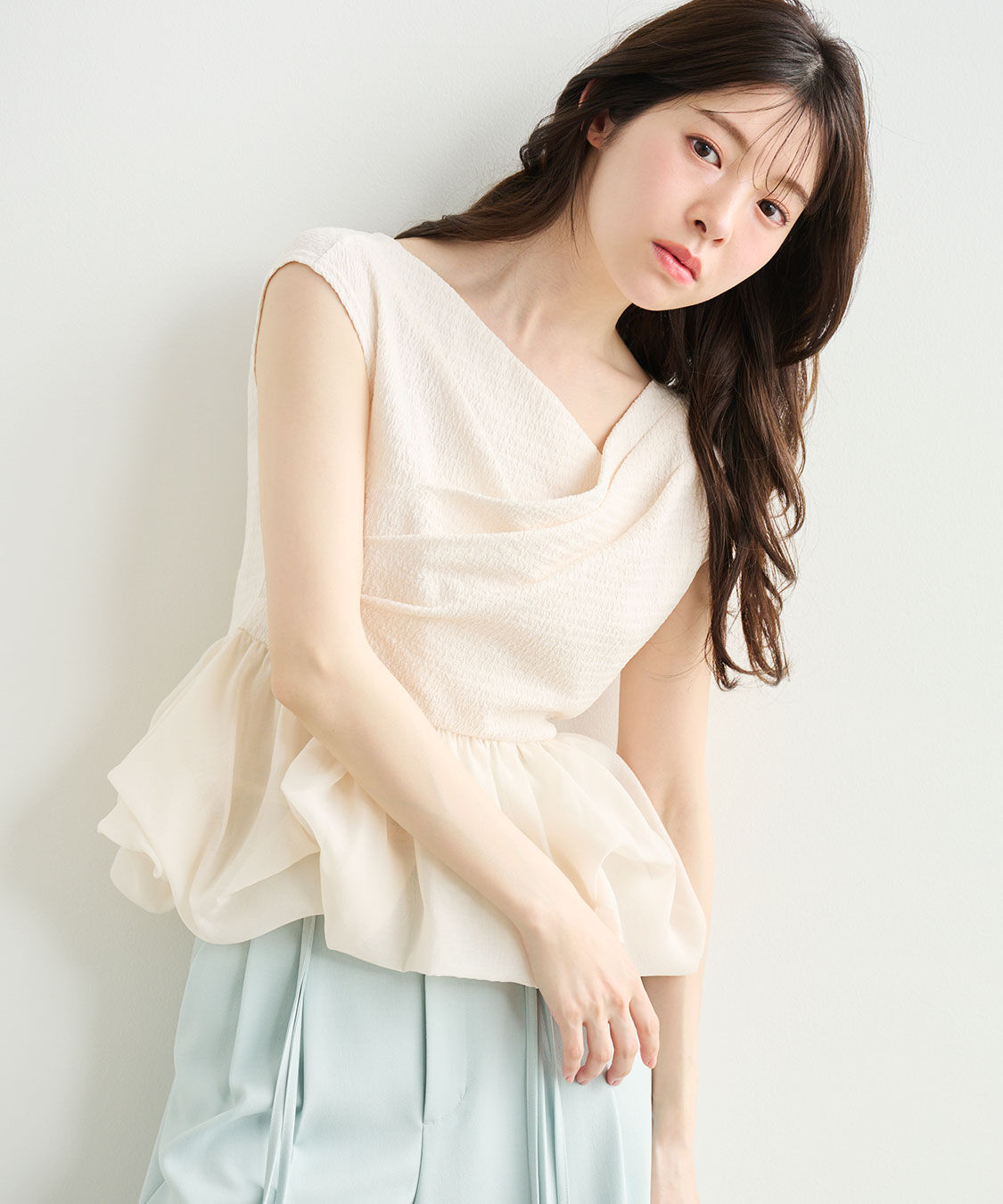 COCO DEAL「バブルヘムペプラムトップス」|Tシャツ・カットソー|