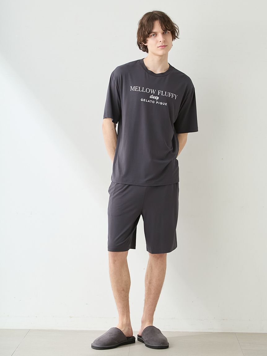 GELATO PIQUE HOMME「【HOMME】【接触冷感】COOLレーヨンロゴハーフパンツ」|その他|
