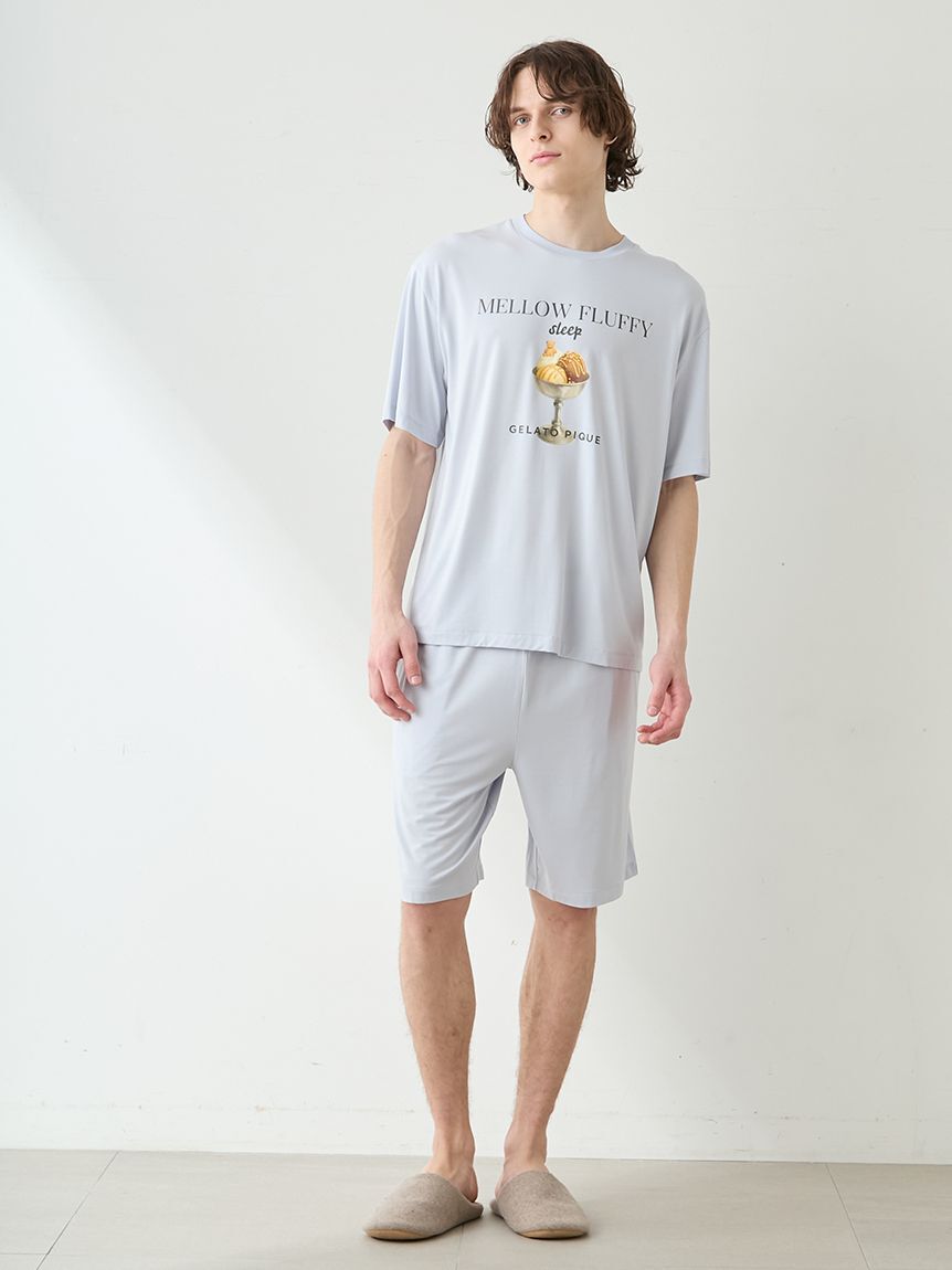 GELATO PIQUE HOMME「【HOMME】【接触冷感】COOLレーヨンロゴハーフパンツ」|その他|