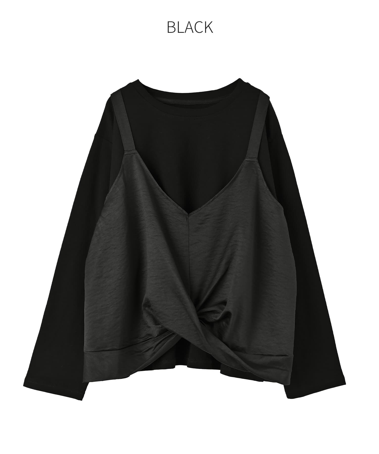 STYLE DELI「クロスベストレイヤードカットソー」|Tシャツ・カットソー|