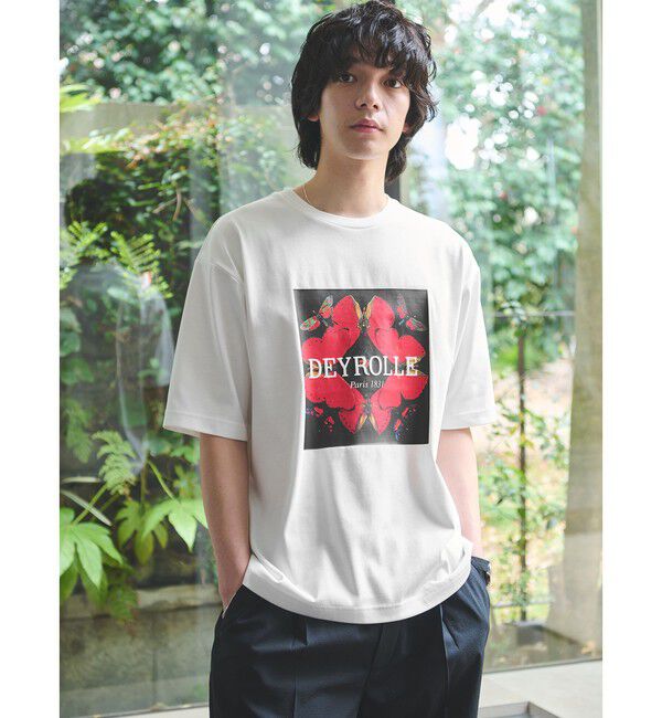 UNITED ARROWS green label relaxing「DEYROLLE GLR プリント クルーネック 半袖 Tシャツ」|Tシャツ・カットソー|その他2