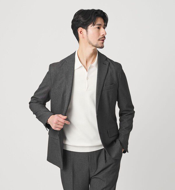 BEAUTY&YOUTH UNITED ARROWS「【WEB限定 WARDROBE SMART】LANATEC セットアップ/背抜きジャケット＆イージーパンツ」|スーツ|