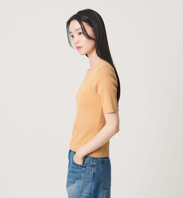 BEAUTY&YOUTH UNITED ARROWS「スパンコール ハーフスリーブ ２WAYカーディガン ウォッシャブル」|カーディガン|