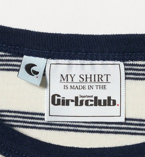 BEAUTY&YOUTH UNITED ARROWS「＜Girls Department Club＞ボーダー ダブルバインダー Tシャツ」|Tシャツ・カットソー|