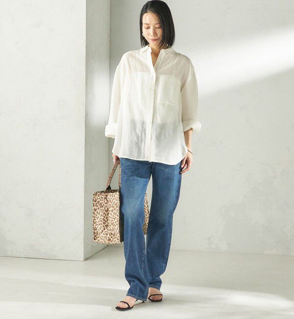SHIPS for women「【SHIPS別注】BINDU: レオパード ジャカード トート バッグ」|トートバッグ|