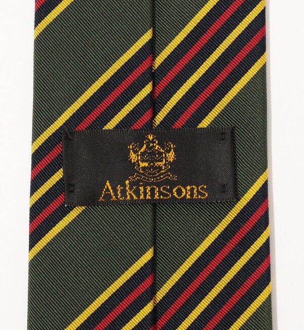 TOMORROWLAND GOODS「Atkinsons アイリッシュポプリン レジメンタルストライプネクタイ」|ネクタイ・蝶ネクタイ|
