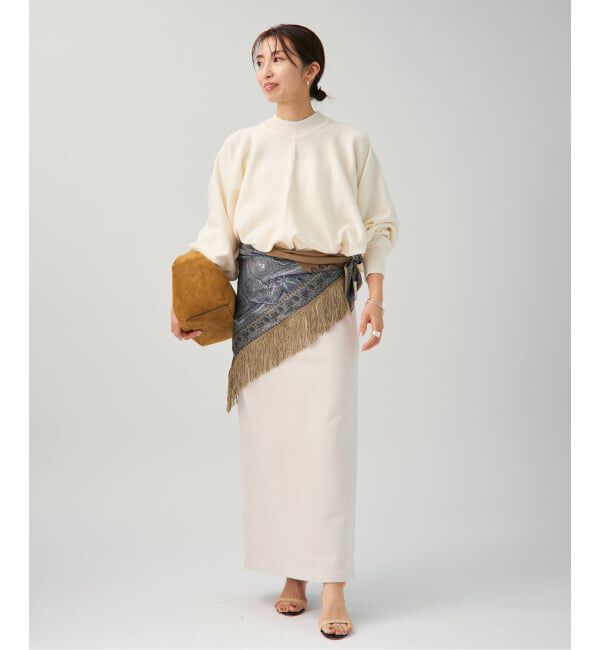 VERMEIL par iena「PIERRE LOUIS MASCIA ピエール ルイマーシャ Triangular Shawl 517567/101」|バンダナ・スカーフ|