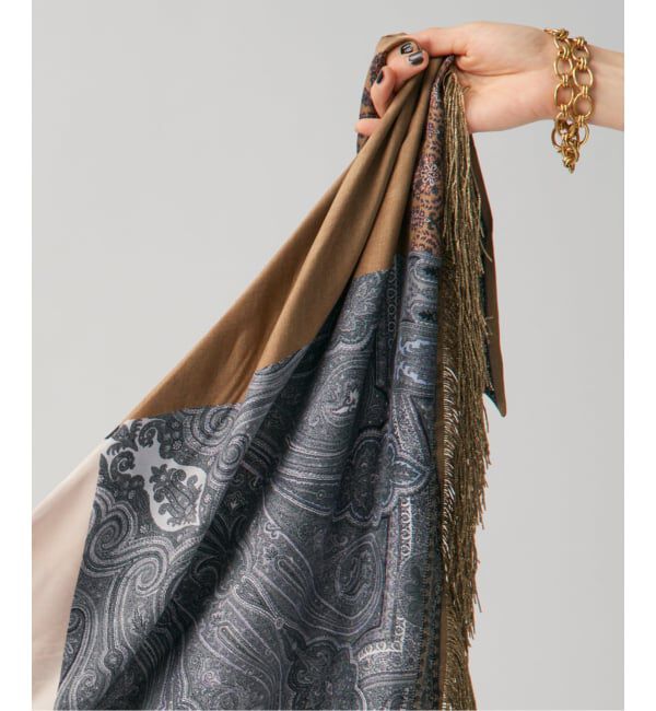 VERMEIL par iena「PIERRE LOUIS MASCIA ピエール ルイマーシャ Triangular Shawl 517567/101」|バンダナ・スカーフ|