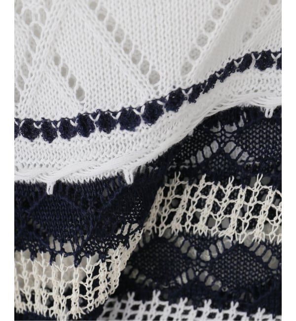 IENA LA BOUCLE「ODAKHA オダカ crazy short knit basque OH26SS-KN11」|ニット・セーター|