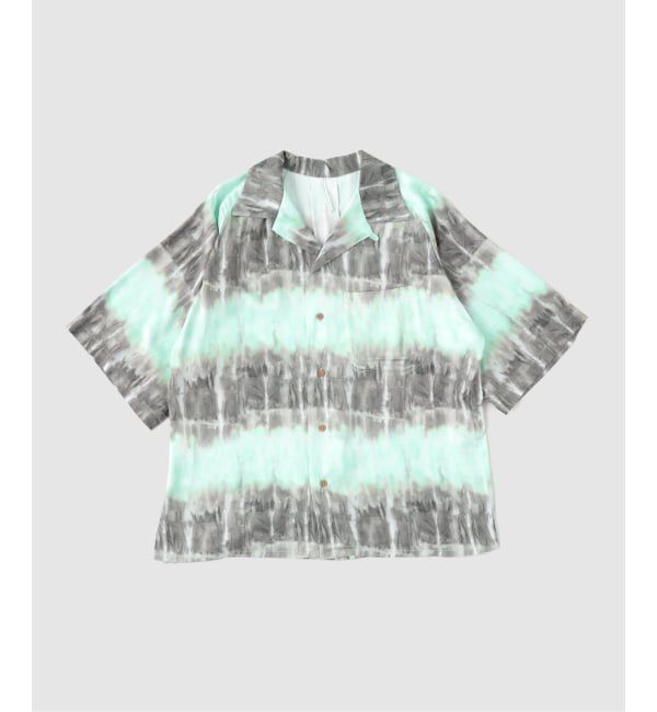 EDIFICE「m&rsquo;s braque (エムズ ブラック) ALOHA SHIRT」|シャツ・ブラウス|グリーン