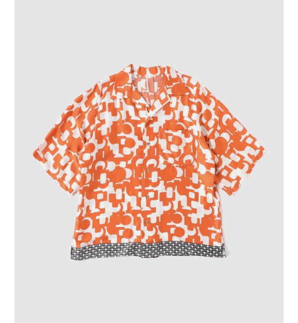 EDIFICE「m&rsquo;s braque (エムズ ブラック) ALOHA SHIRT」|シャツ・ブラウス|オレンジ