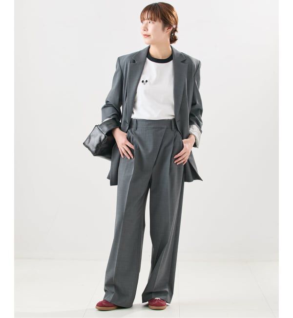 journal standard L'essage「【JANE SMITH/ジェーンスミス】 MICKEY FACE RINGER Tシャツ」|Tシャツ・カットソー|