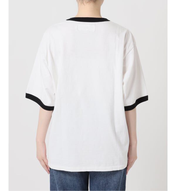 journal standard L'essage「【JANE SMITH/ジェーンスミス】 MICKEY FACE RINGER Tシャツ」|Tシャツ・カットソー|