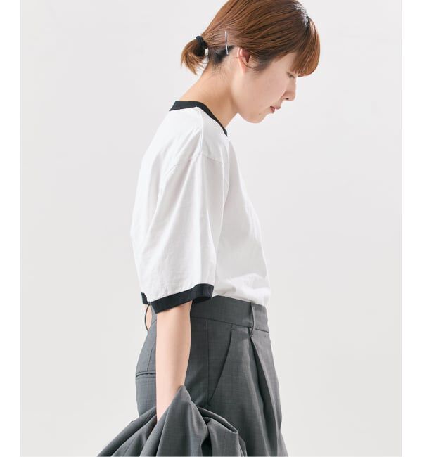 journal standard L'essage「【JANE SMITH/ジェーンスミス】 MICKEY FACE RINGER Tシャツ」|Tシャツ・カットソー|