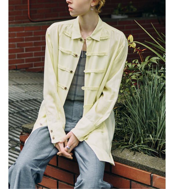 JOURNAL STANDARD「別注【MIKA KASAI】 chef shirt」|シャツ・ブラウス|イエロー