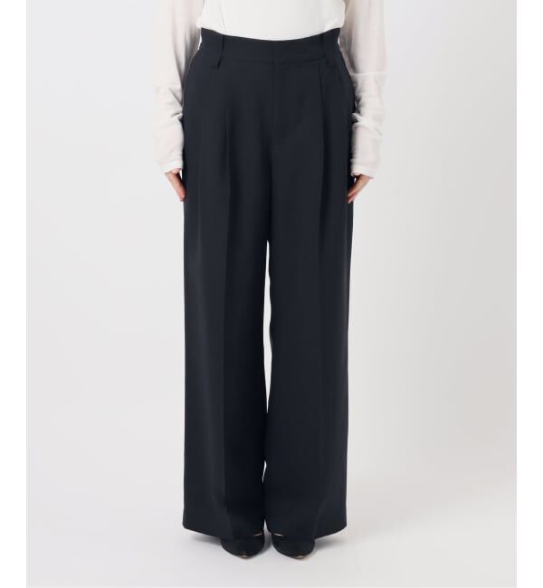 Spick and Span「《セットアップ可》ウォッシャブル2タックパンツ」|スラックス|