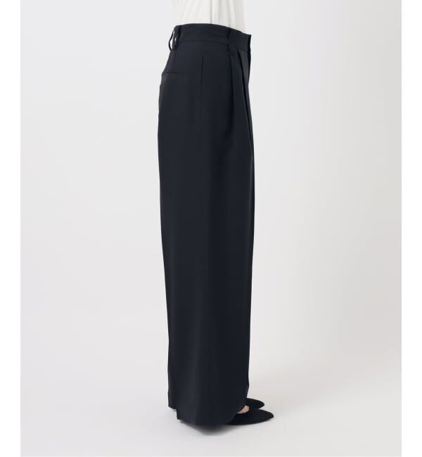 Spick and Span「《セットアップ可》ウォッシャブル2タックパンツ」|スラックス|