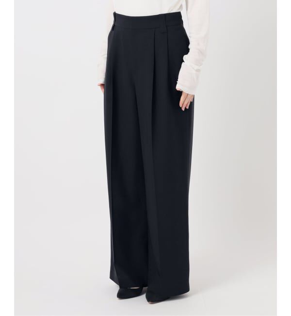 Spick and Span「《セットアップ可》ウォッシャブル2タックパンツ」|スラックス|