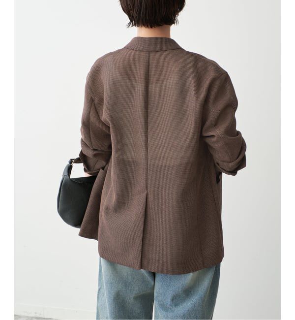 Spick and Span「《手洗い可》ブラーカラミ ルーズジャケット」|その他|
