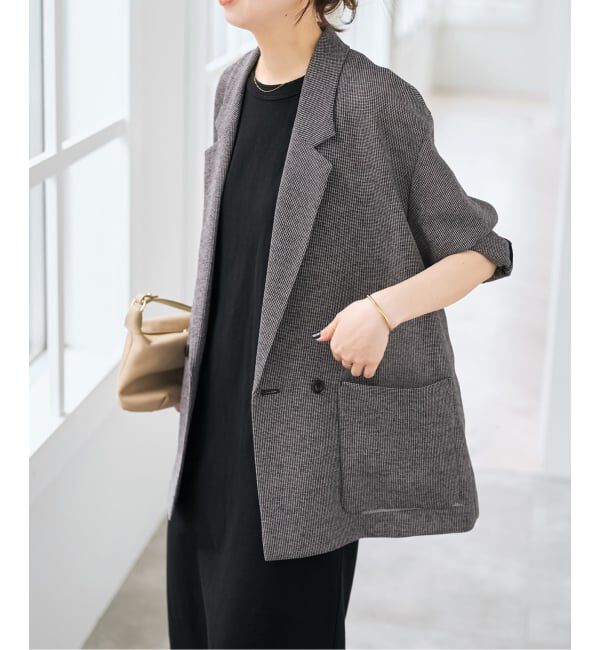 Spick and Span「《手洗い可》ブラーカラミ ルーズジャケット」|その他|