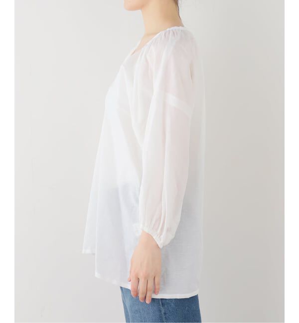FRAMeWORK「ERIC BERGERE DAMOISEAU STRIPE WHITE」|シャツ・ブラウス|