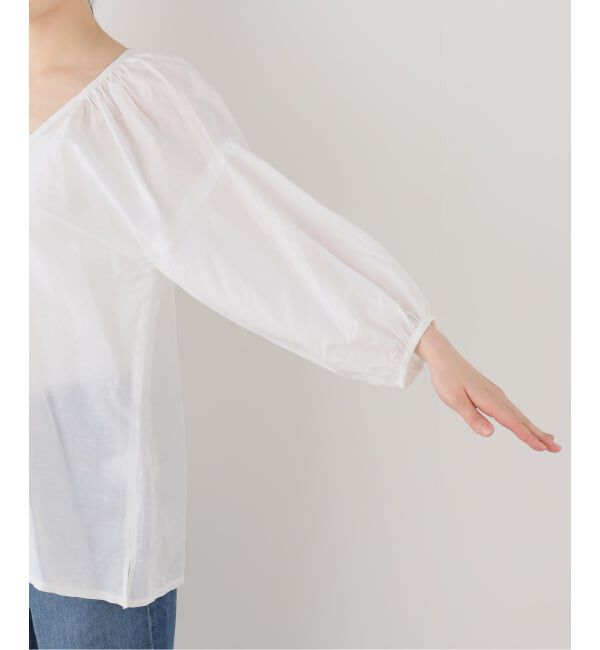 FRAMeWORK「ERIC BERGERE DAMOISEAU STRIPE WHITE」|シャツ・ブラウス|