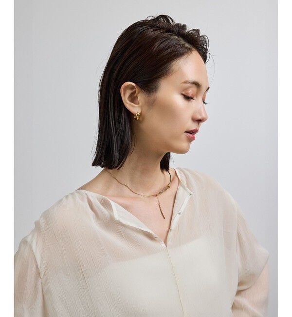 ROPE「【洗える・前後2WAY】楊柳プルオーバー シアーブラウス【WEB・一部店舗限定】」|シャツ・ブラウス|
