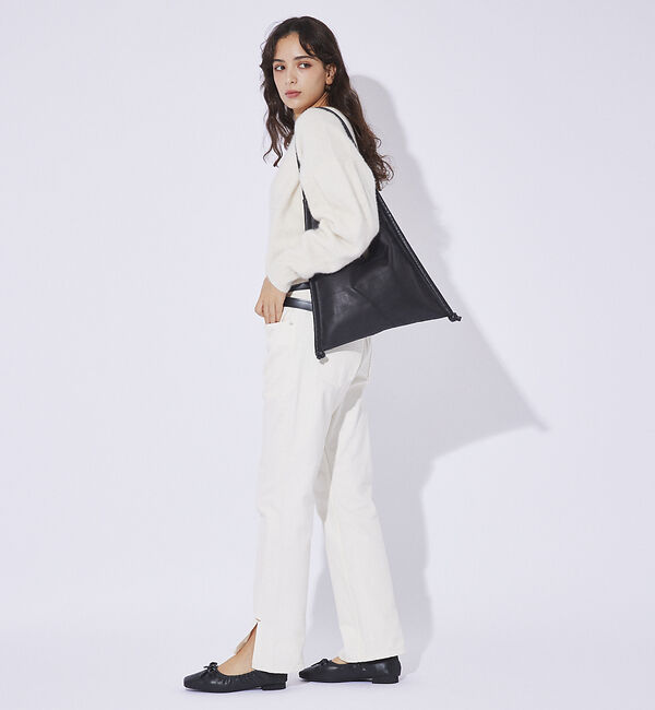 ABAHOUSE「【YArKA/ヤーカ】real onehandl tote/トライアングルトート」|トートバッグ|
