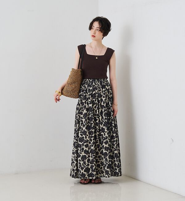 Rouge vif「コインパーツスタッドチェーンネックレス【予約】」|ネックレス|