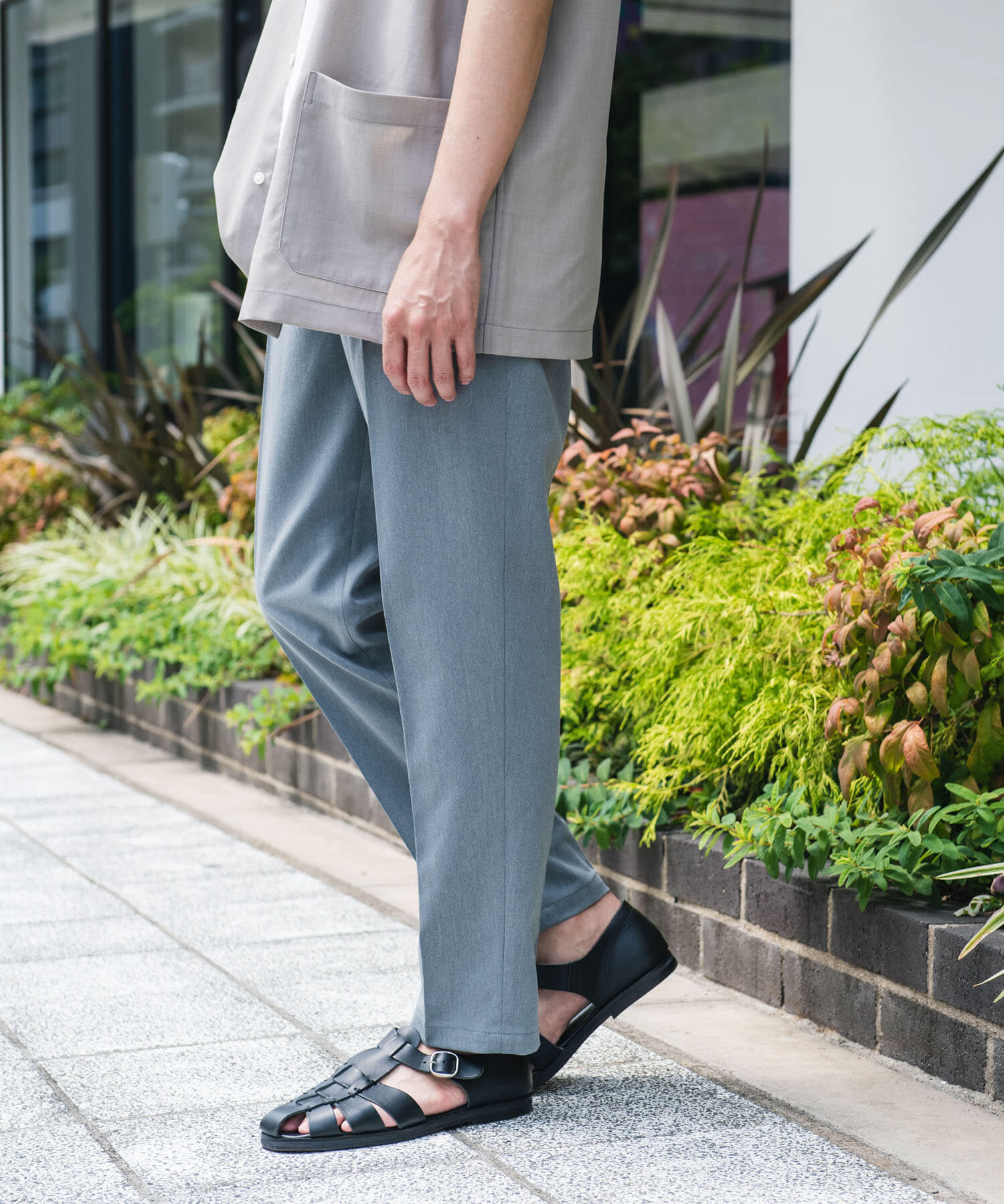 URBAN RESEARCH DOORS「TRツイルテーパードトラウザー」|その他|