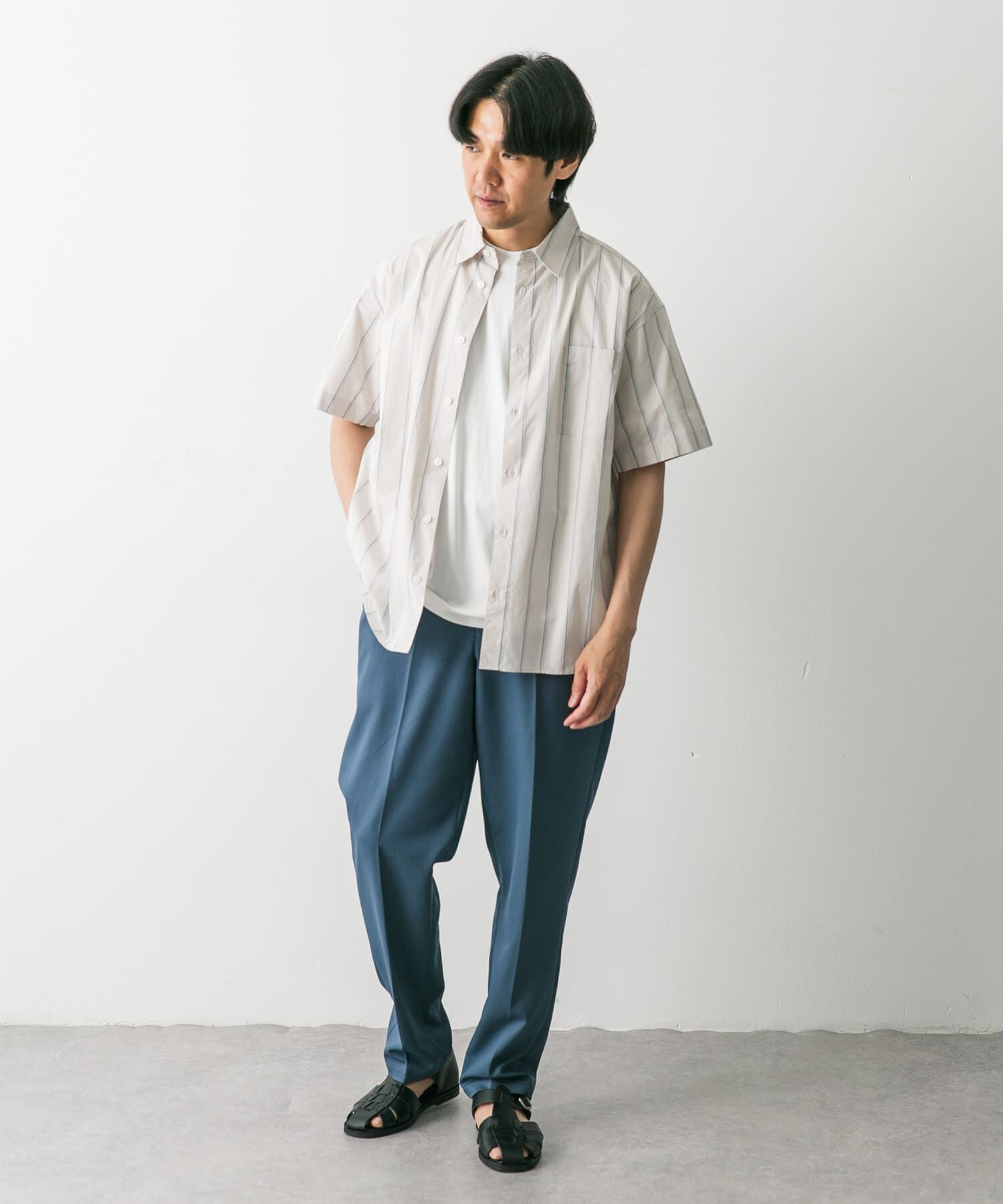 URBAN RESEARCH DOORS「TRツイルテーパードトラウザー」|その他|