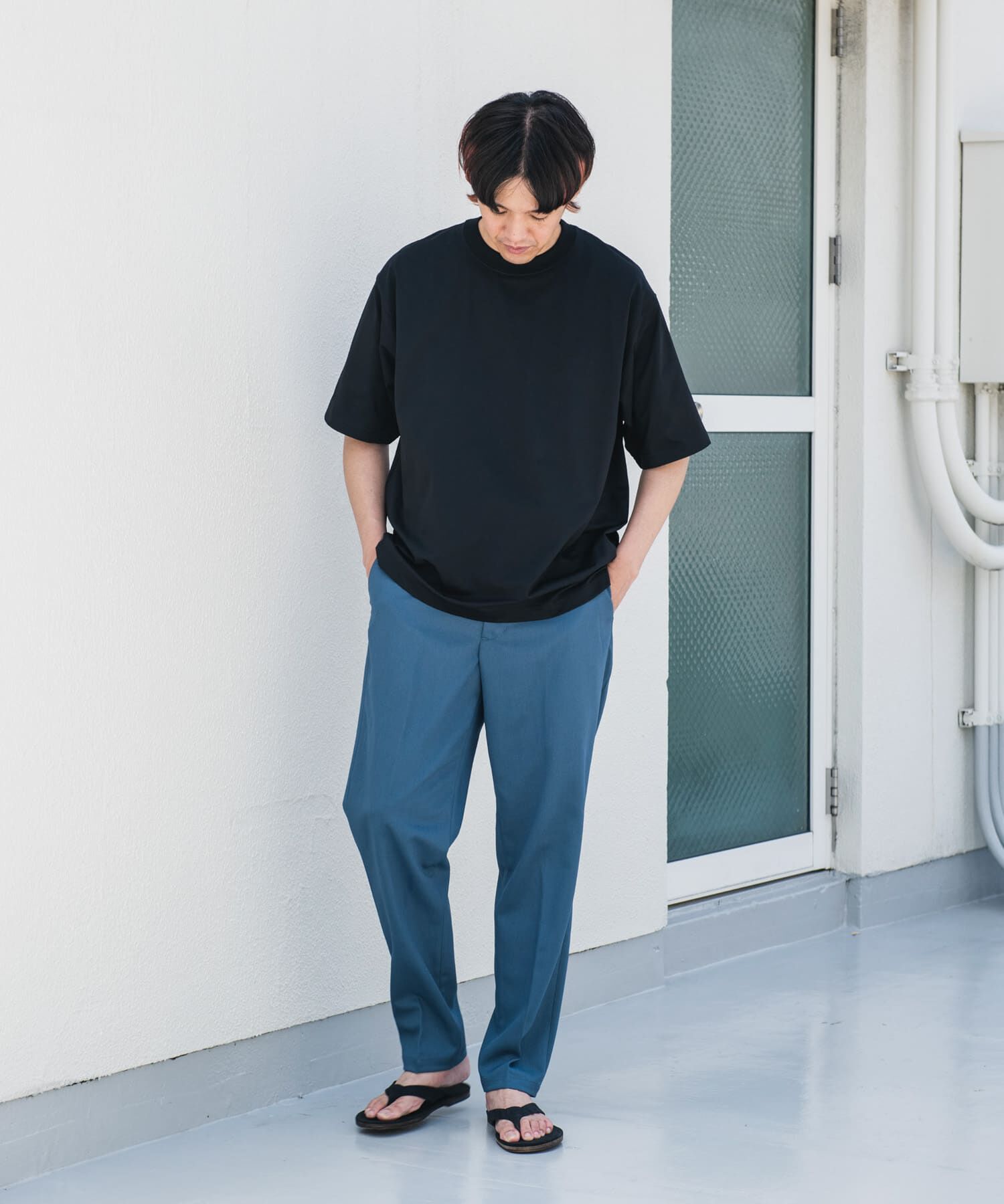 URBAN RESEARCH DOORS「TRツイルテーパードトラウザー」|その他|