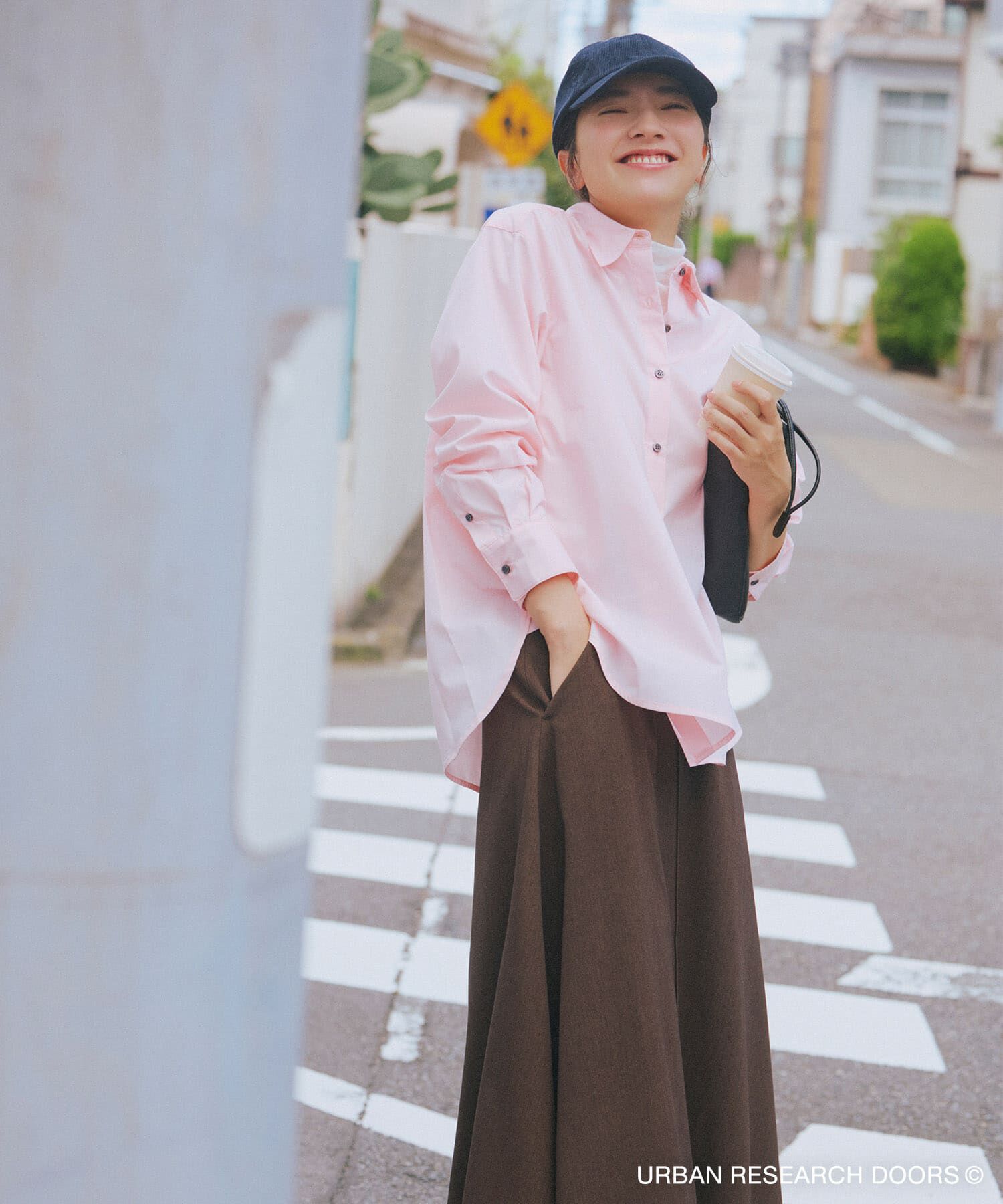URBAN RESEARCH DOORS「『仁村紗和さん着用』『UR TECH』完声フレアスカート」|スカート|