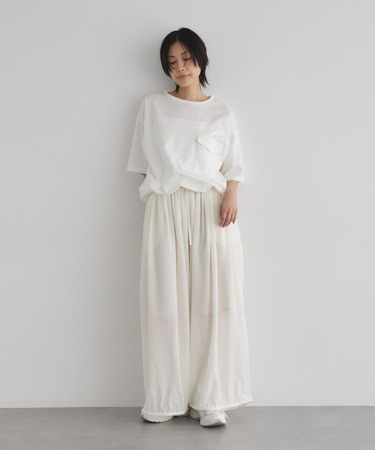 GARAGE OF GOOD CLOTHING「【日本製】6分袖裾ドロストプルオーバー」|Tシャツ・カットソー|