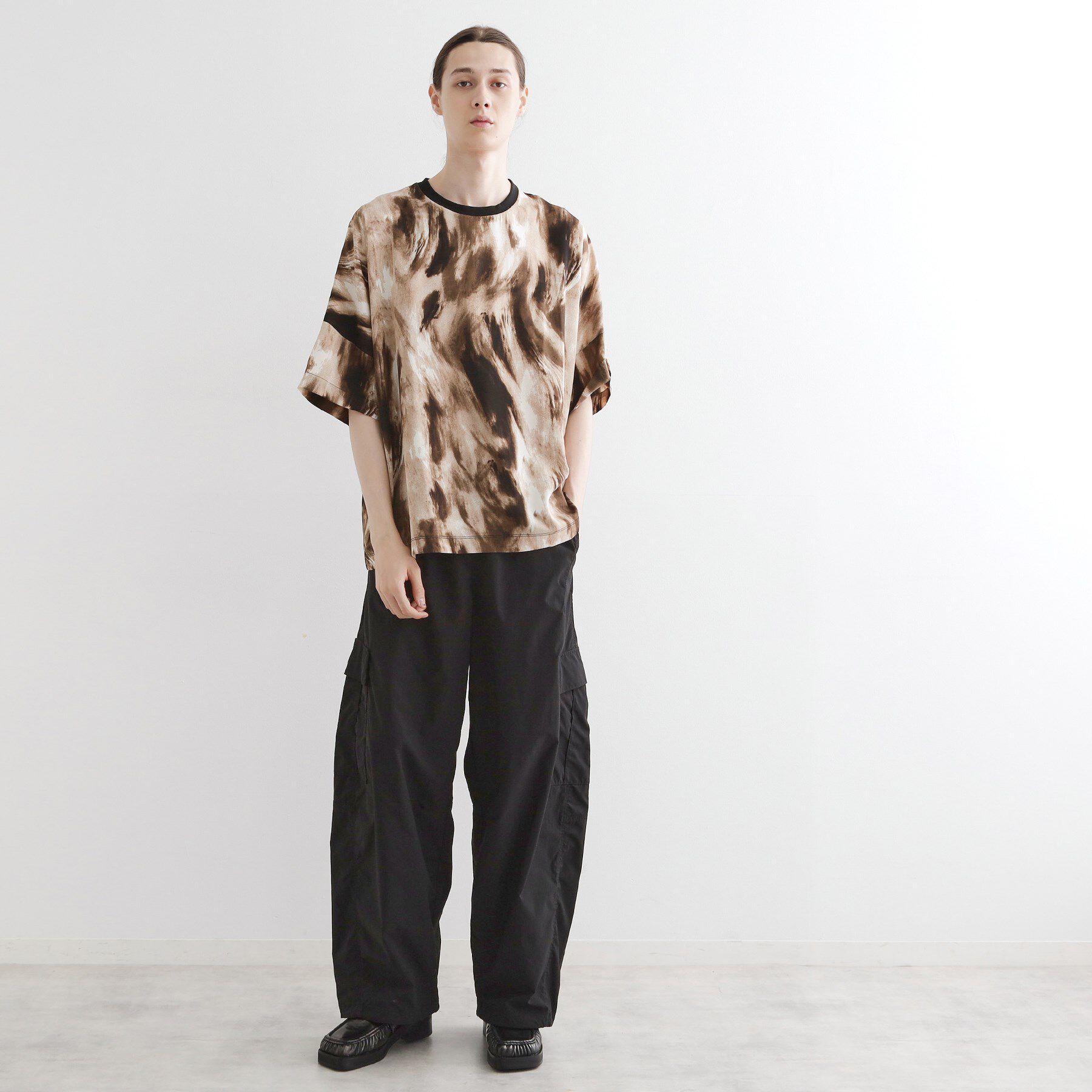 tk.TAKEO KIKUCHI「アブストラクトドルマンカットソー」|Tシャツ・カットソー|