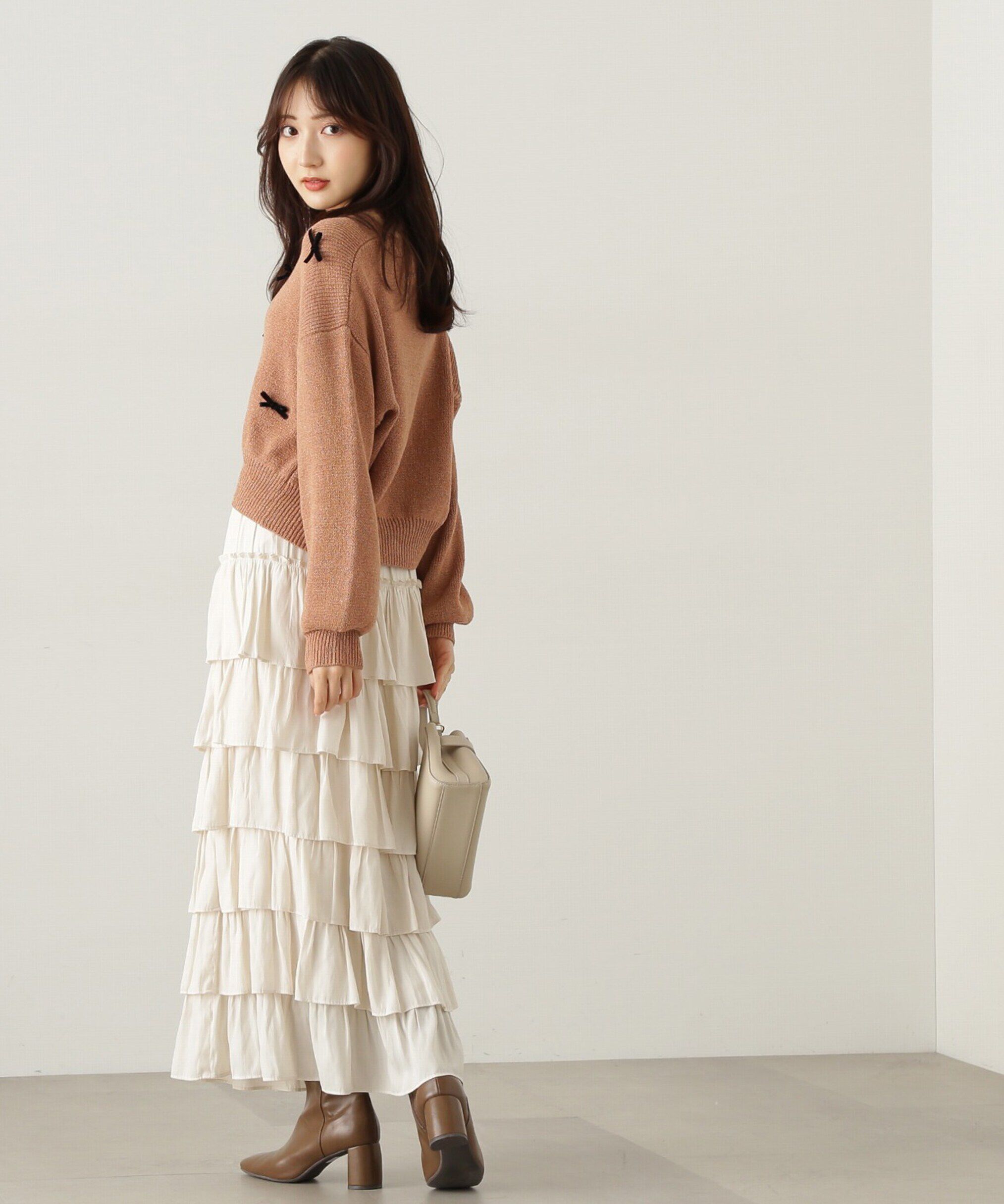 PROPORTION BODY DRESSING「ティアードフリルスカート　24AW」|スカート|
