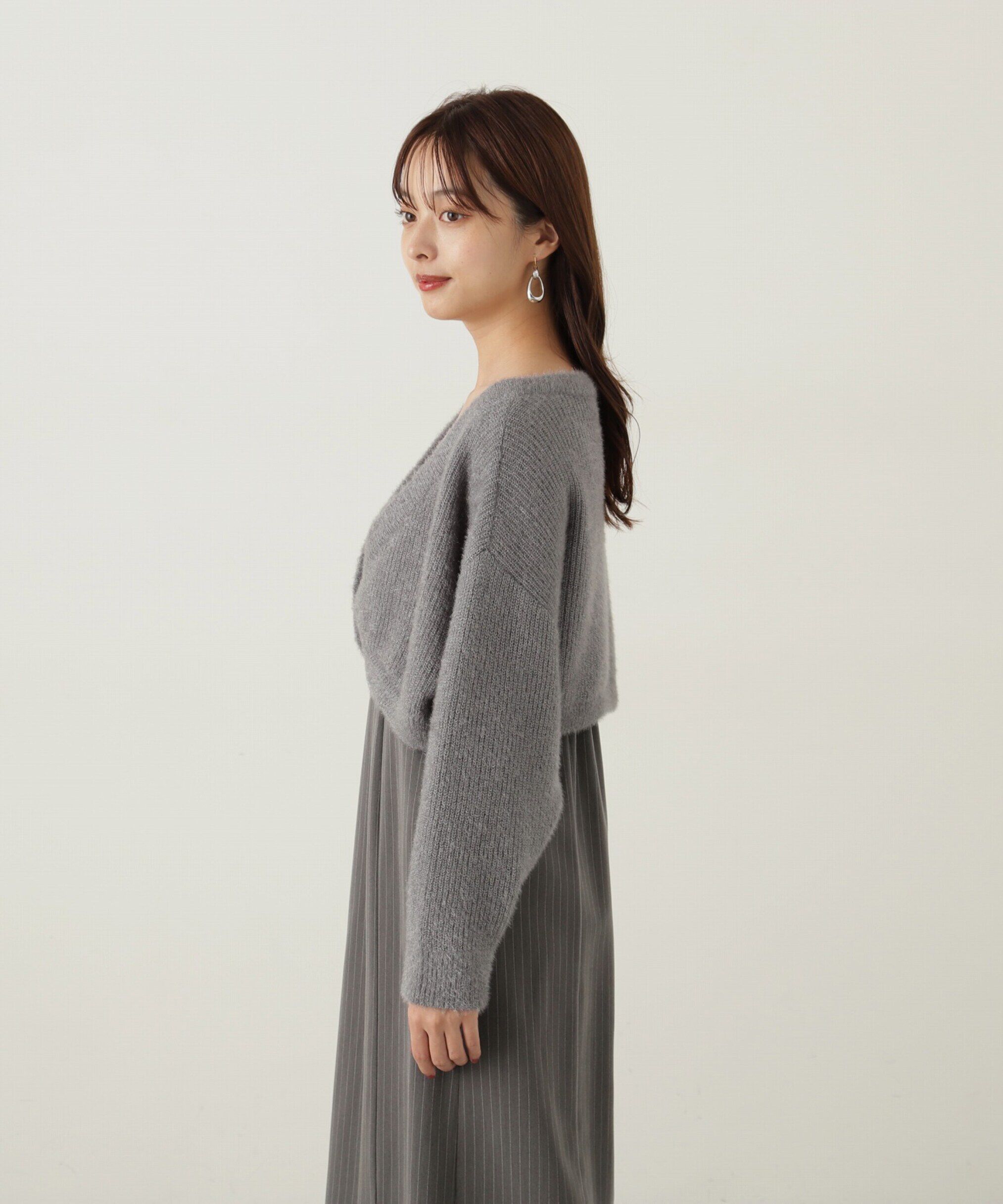 PROPORTION BODY DRESSING「フワフワカーデセットキャミワンピース」|ワンピース|