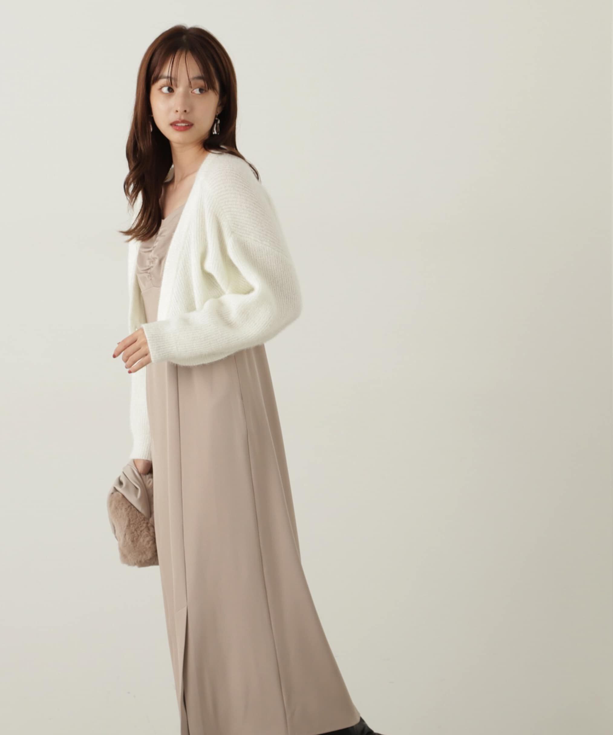 PROPORTION BODY DRESSING「フワフワカーデセットキャミワンピース」|ワンピース|