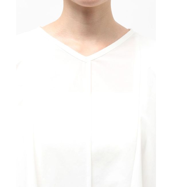 ELENDEEK「MESH LAYERED SLEEVE BL」|シャツ・ブラウス|
