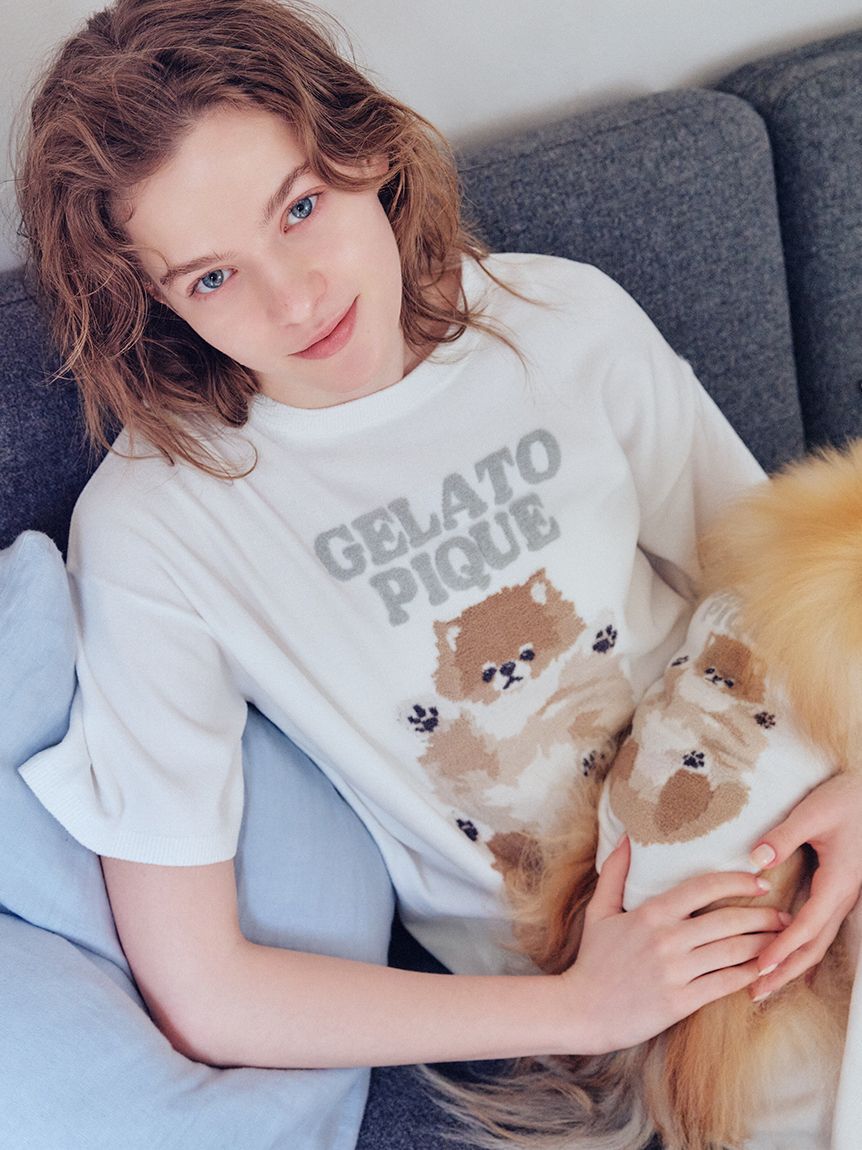gelato pique「ドッグジャガードワンピース」|ルームウェア|